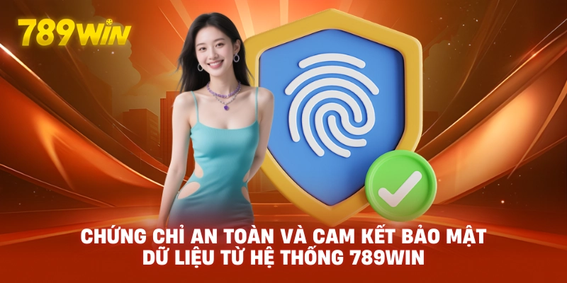 Chứng chỉ an toàn và cam kết bảo mật dữ liệu từ hệ thống 789WIN